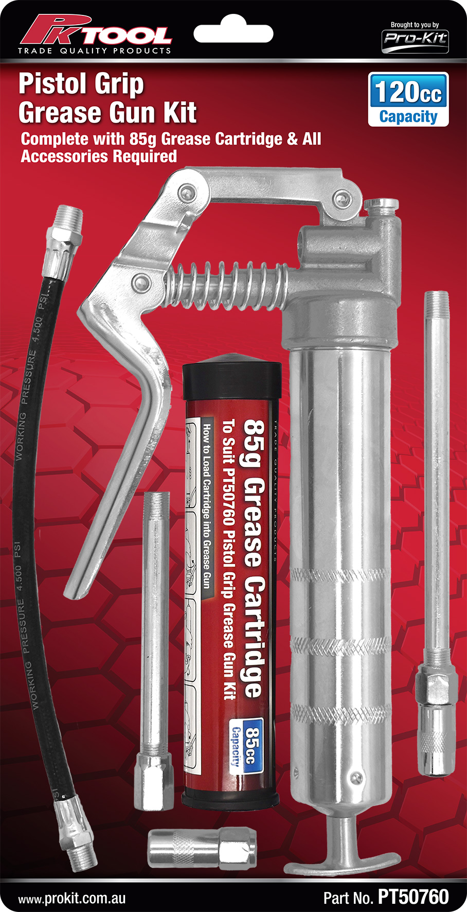 Pistol Grip Grease Gun Kit