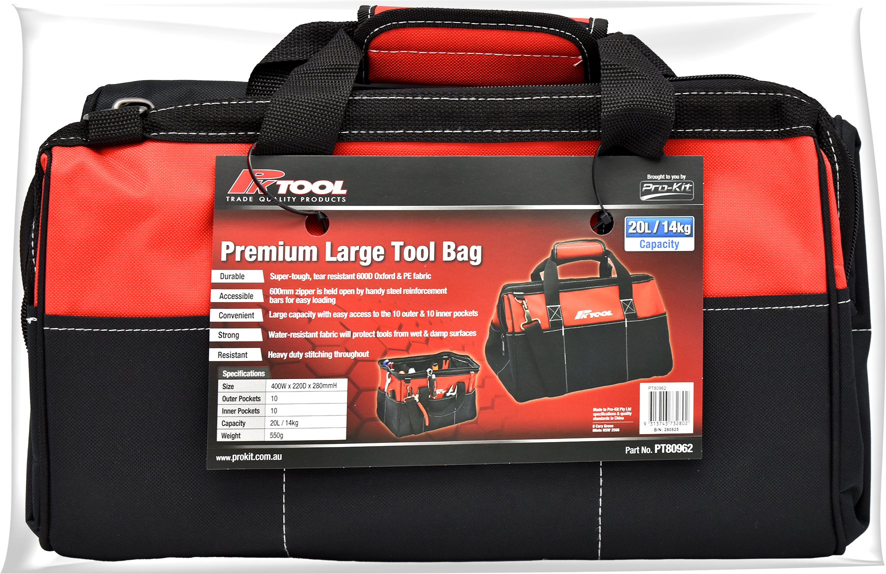 14kg Capacity Premium Tool Bag
