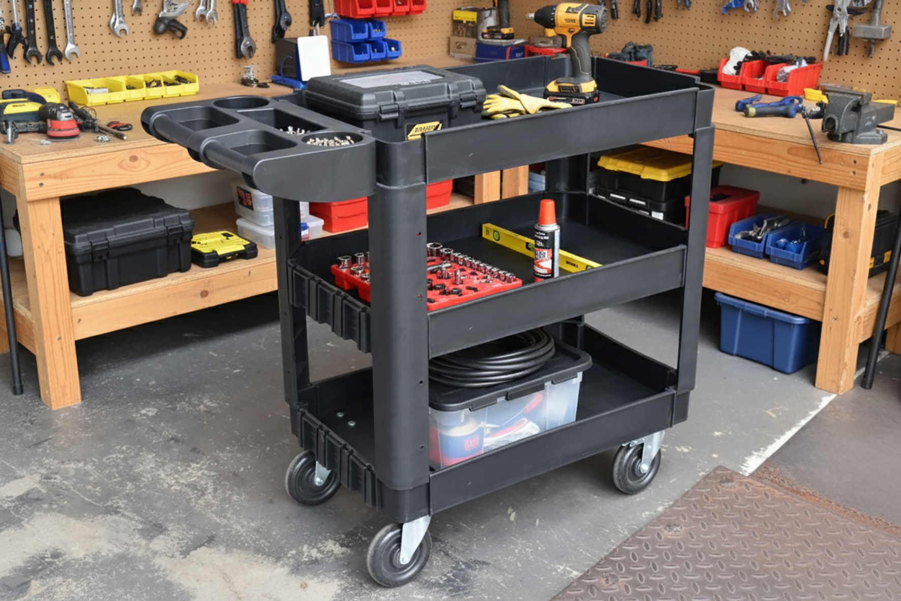 250kg Capacity Professional Workshop & Warehouse Trolley