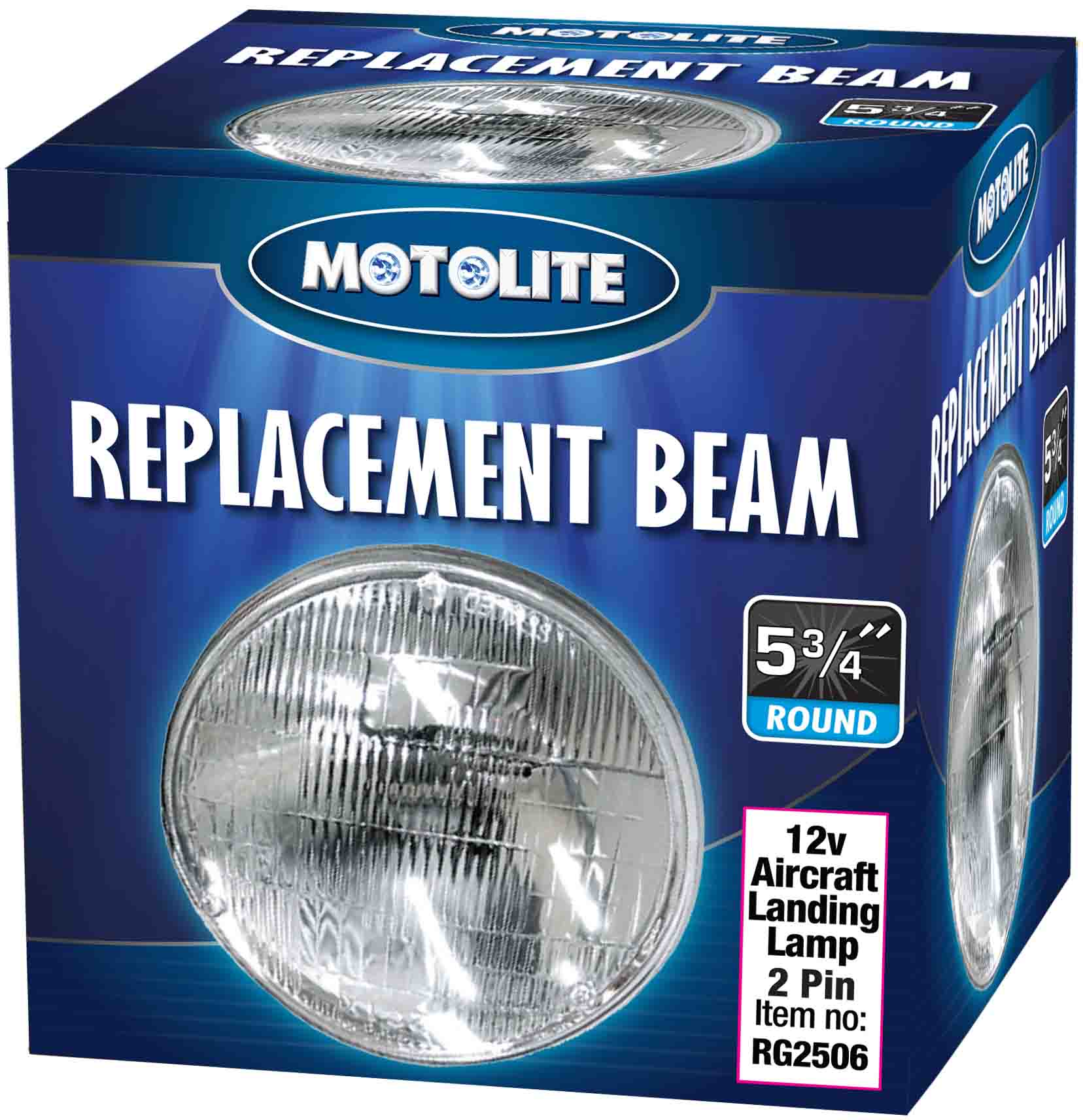 12V 5¾” Aircraft Landing Lamp 100W