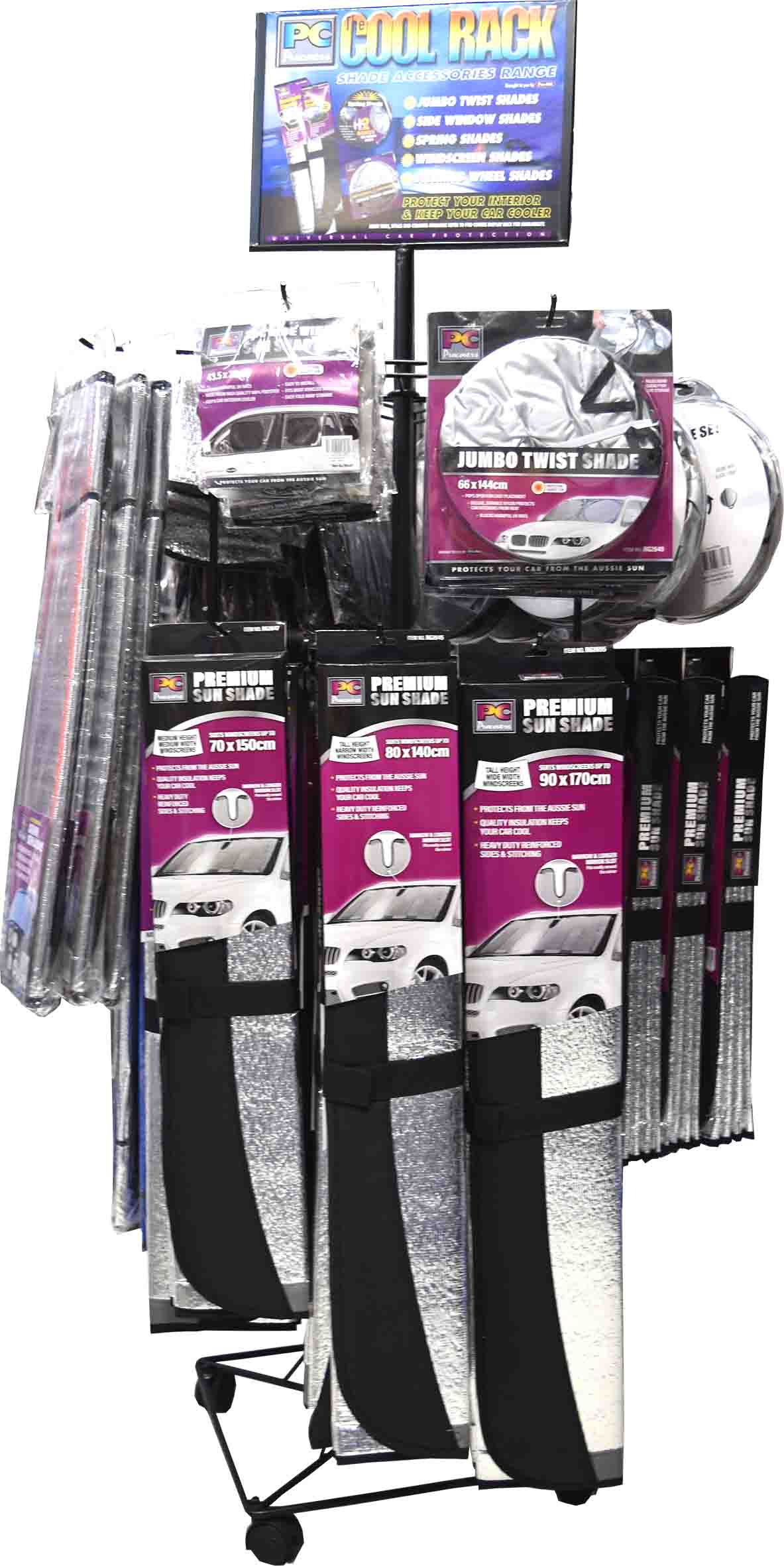 92pc Sun Shade Merchandisers