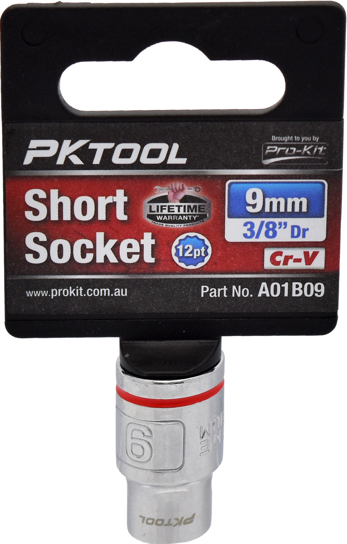 9mm 3/8″ Dr Short Socket 12pt