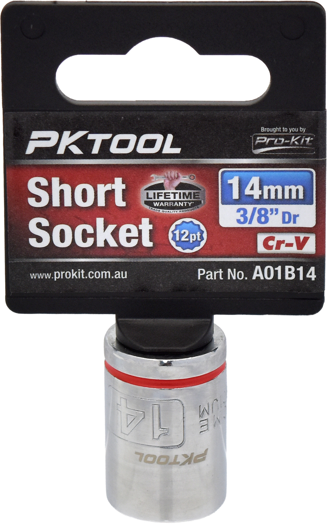 14mm 3/8″ Dr Short Socket 12pt