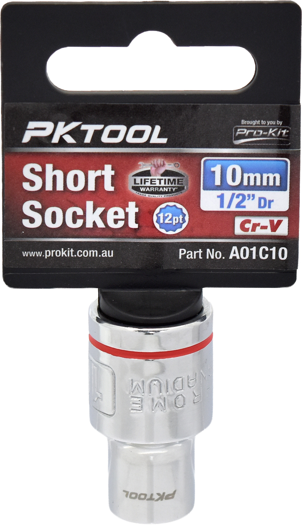 12mm 1/2″ Dr Short Socket 12pt