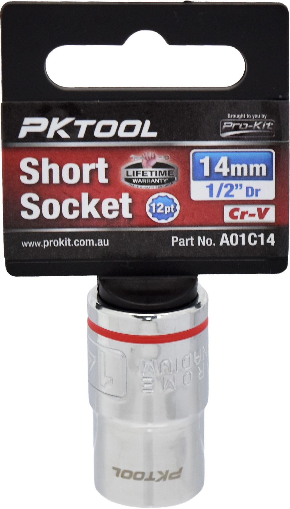 14mm 1/2″ Dr Short Socket 12pt