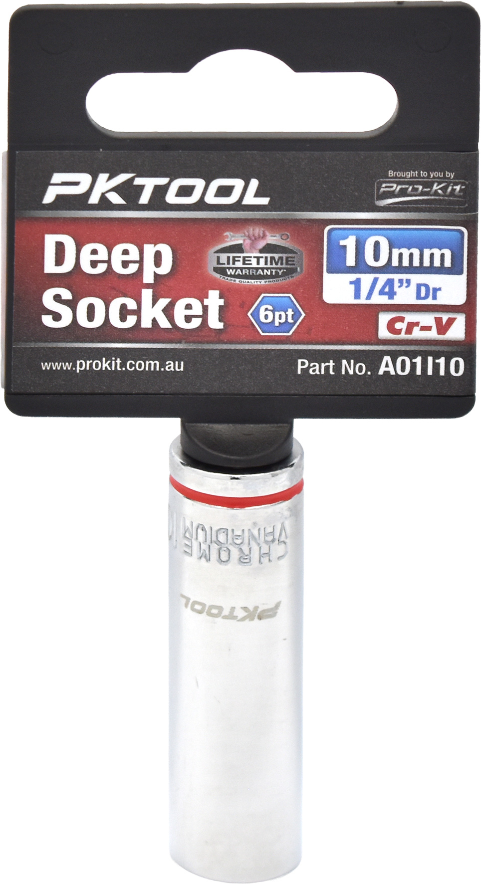 10mm 1/4″ Dr Deep Socket 6pt
