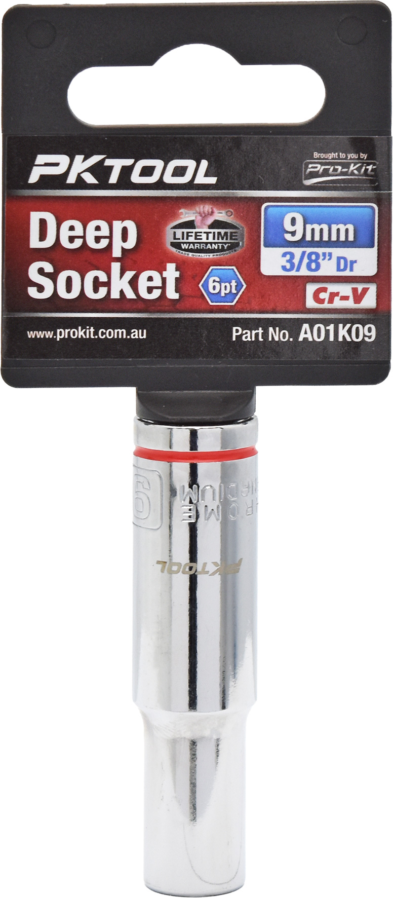 9mm 3/8″ Dr Deep Socket 6pt