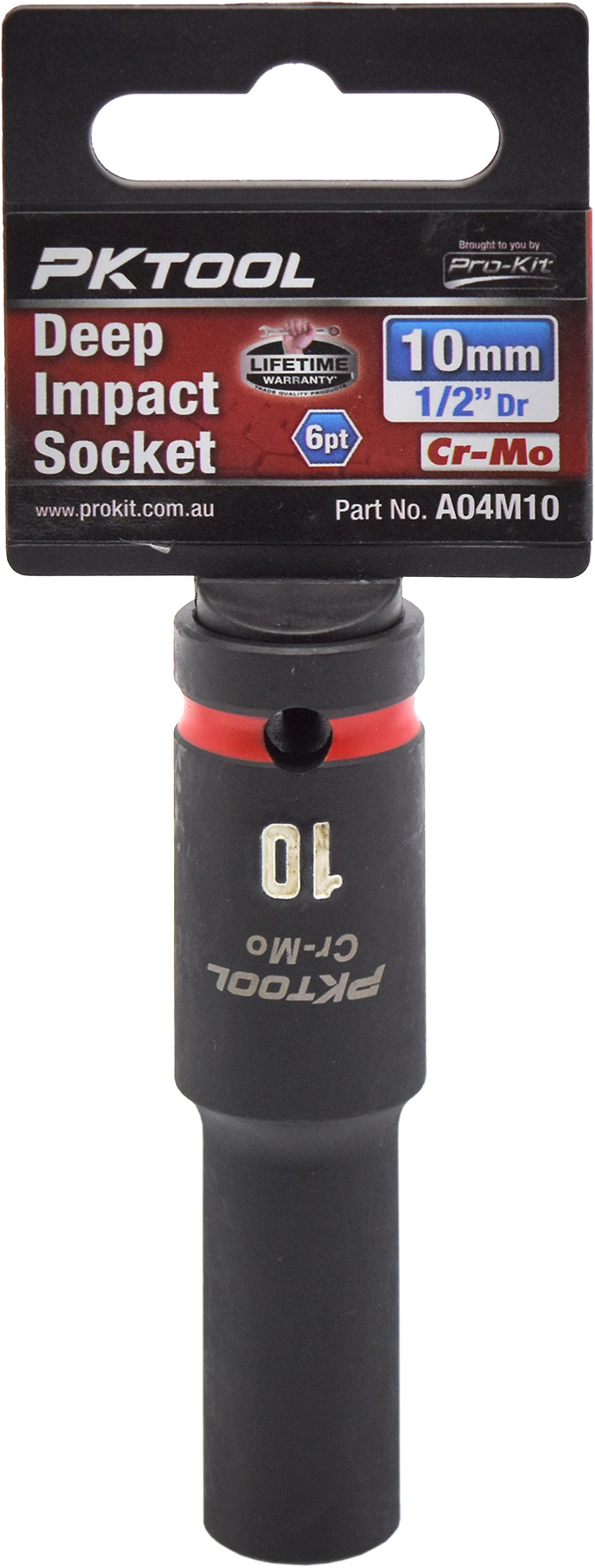10mm 1/2″ Dr Deep Impact Socket 6pt