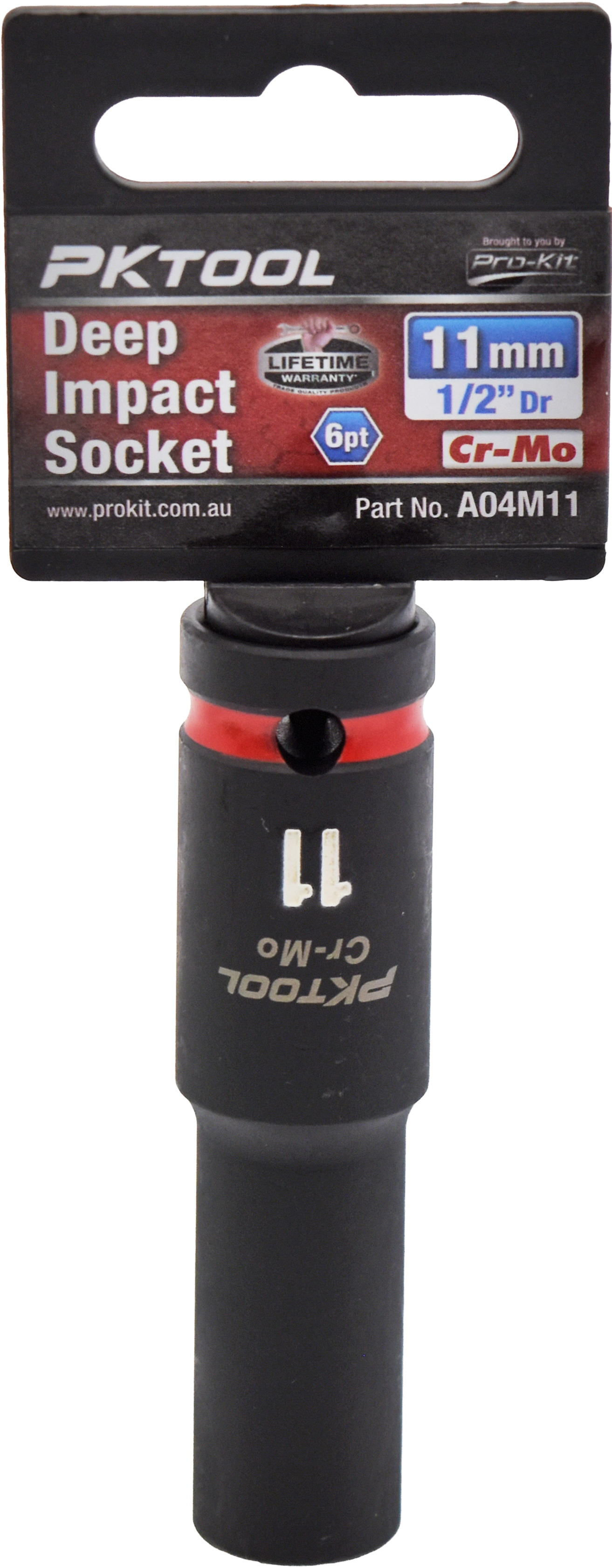11mm 1/2″ Dr Deep Impact Socket 6pt