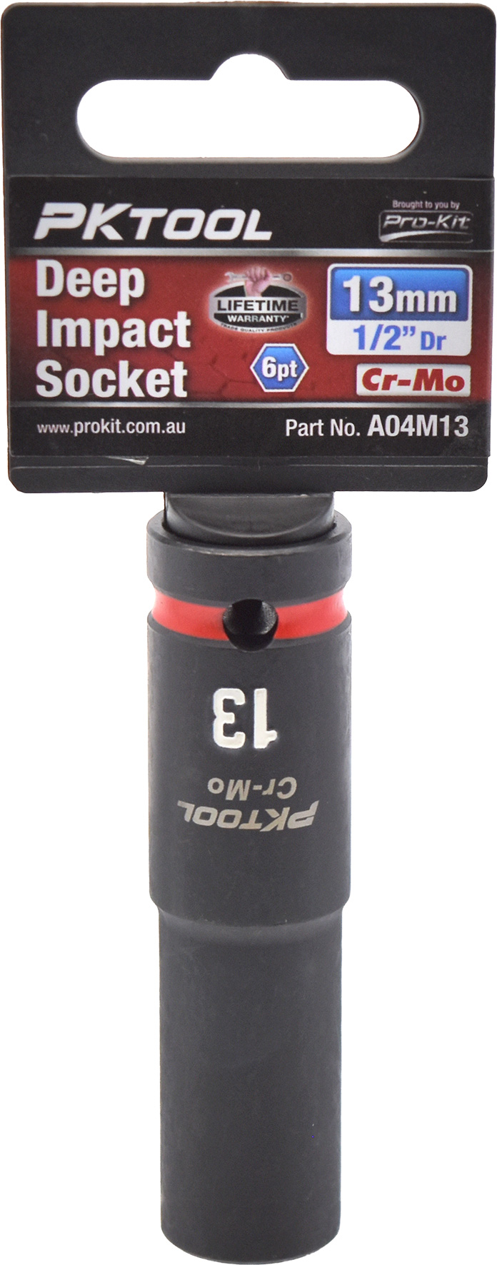 13mm 1/2″ Dr Deep Impact Socket 6pt