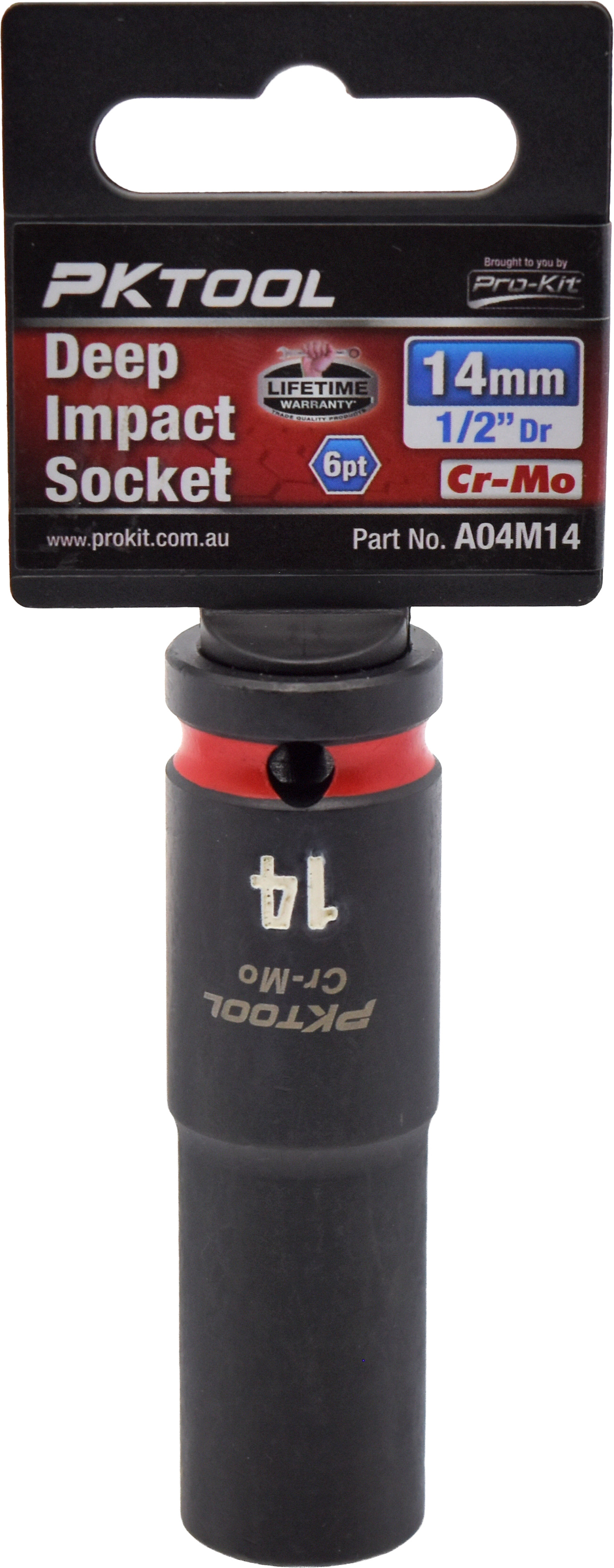 14mm 1/2″ Dr Deep Impact Socket 6pt