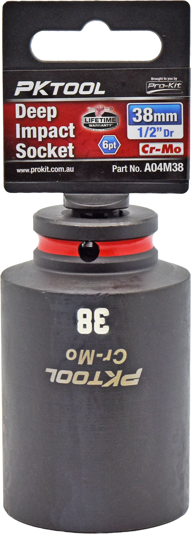 38mm 1/2″ Dr Deep Impact Socket 6pt