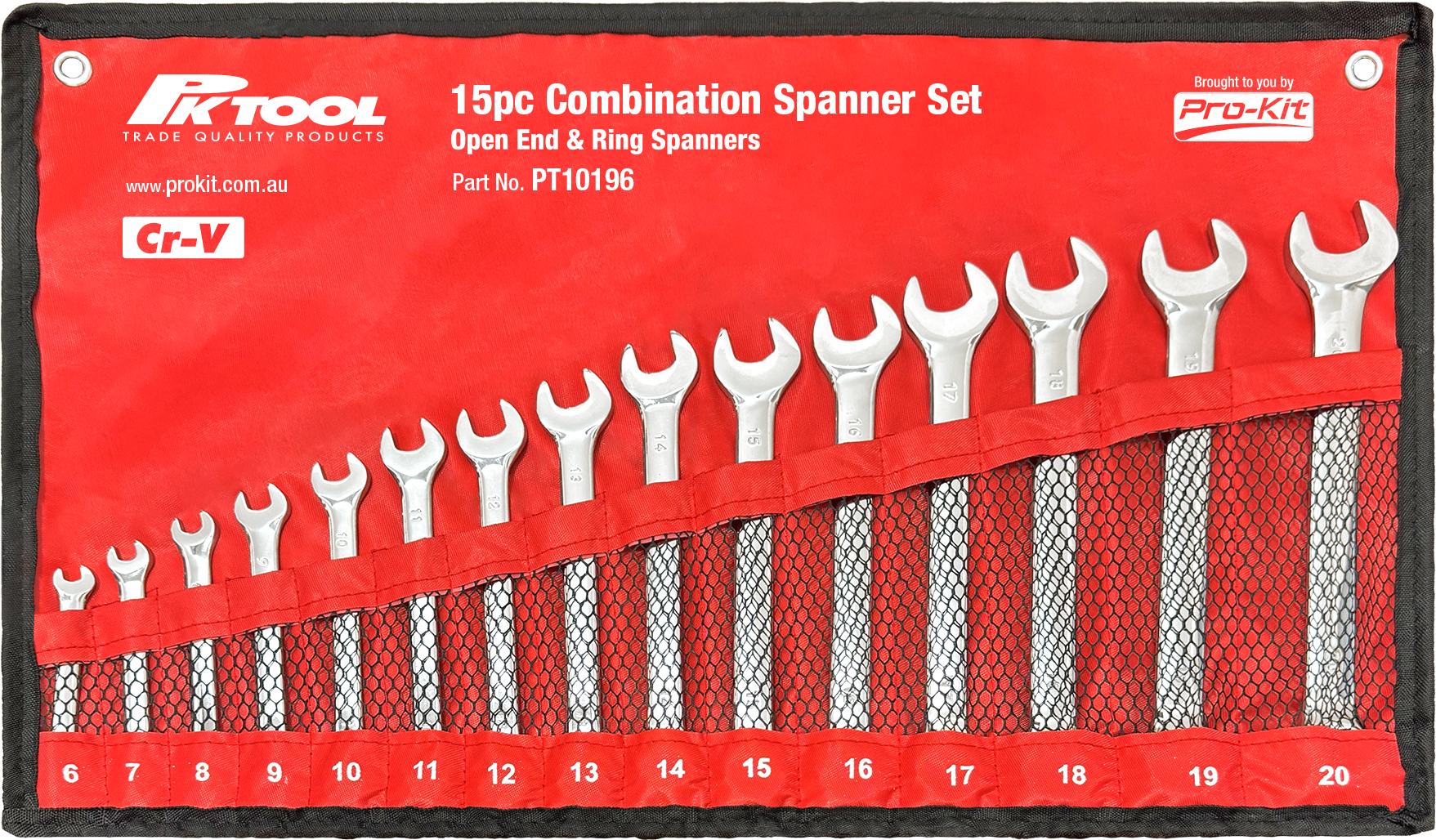 15pc Combination Spanner Set