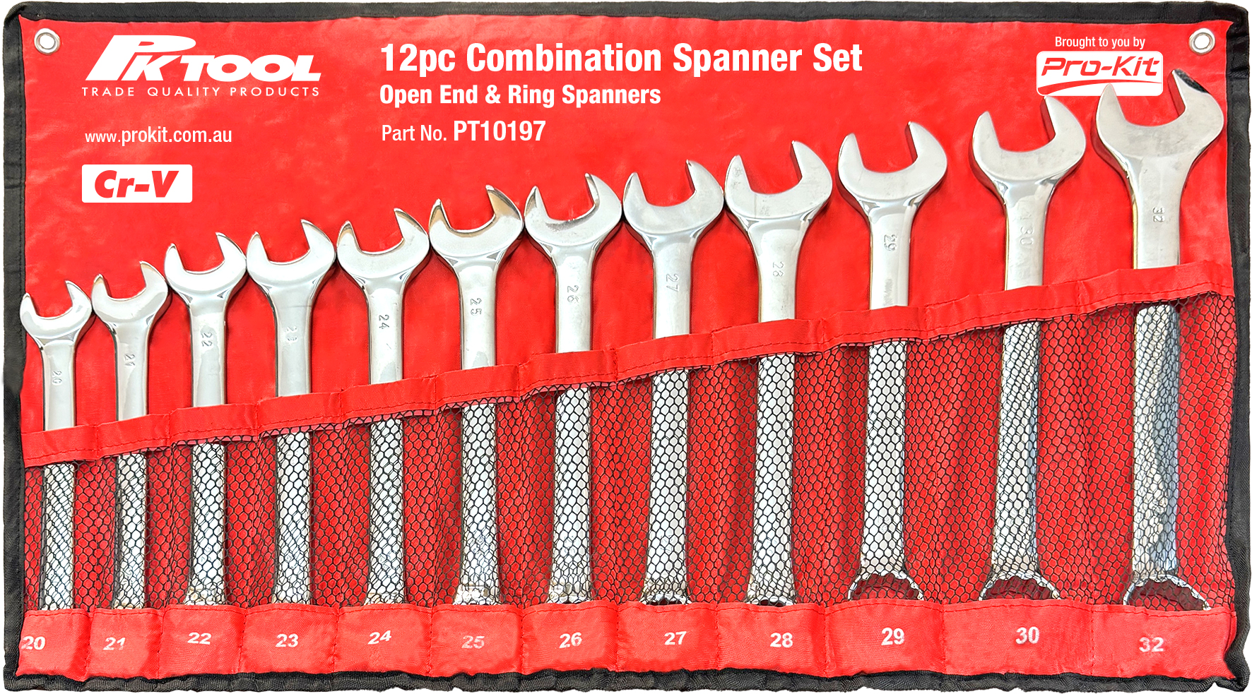 12pc Combination Spanner Set