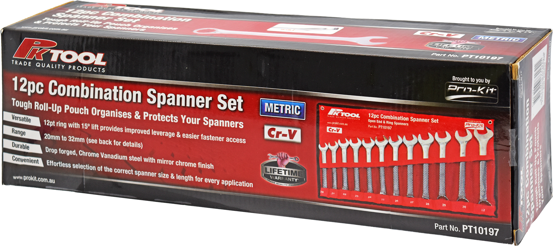 12pc Combination Spanner Set