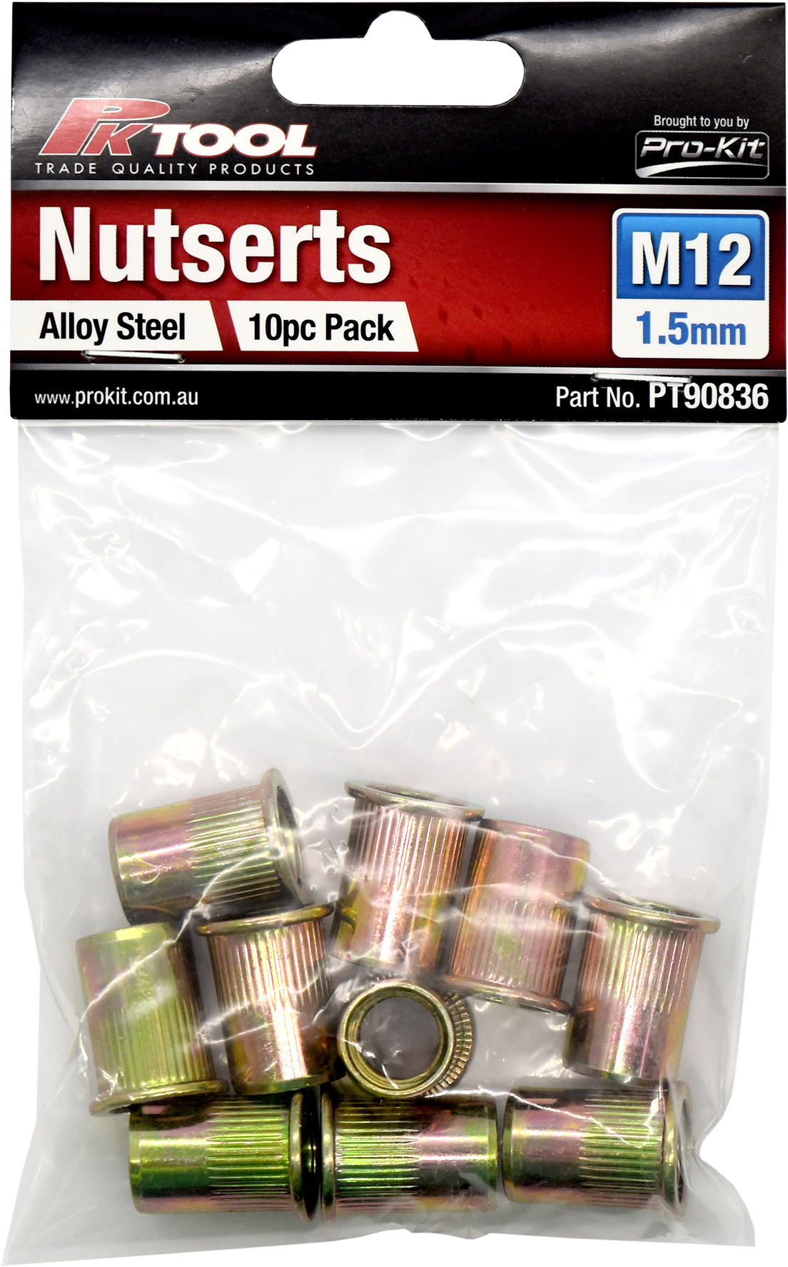10pc M12 1.5mm Nutserts