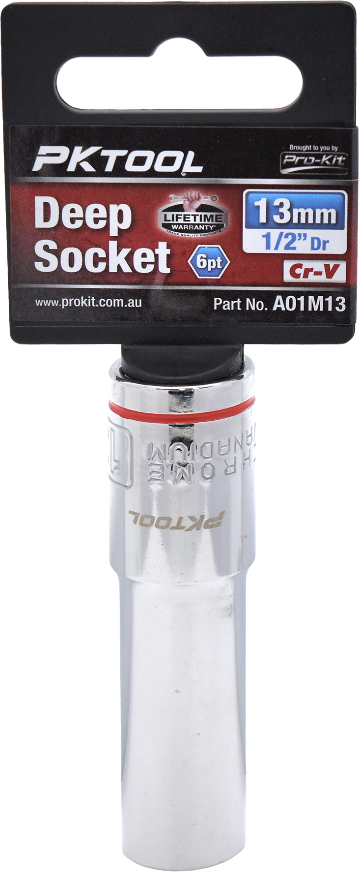 13mm 1/2″ Dr Deep Socket 6pt