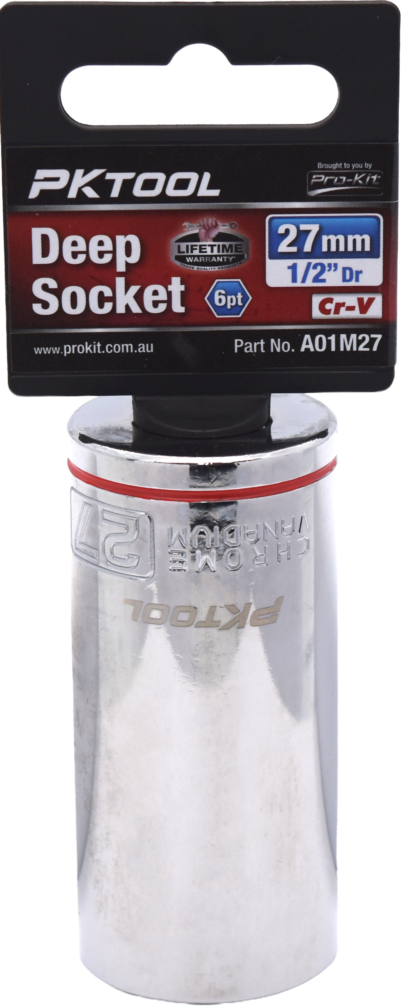 27mm 1/2″ Dr Deep Socket 6pt