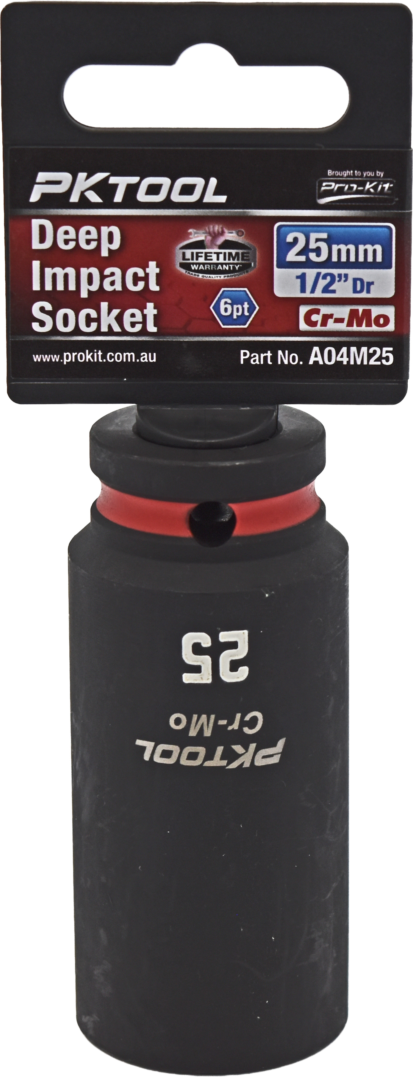25mm 1/2″ Dr Deep Impact Socket 6pt
