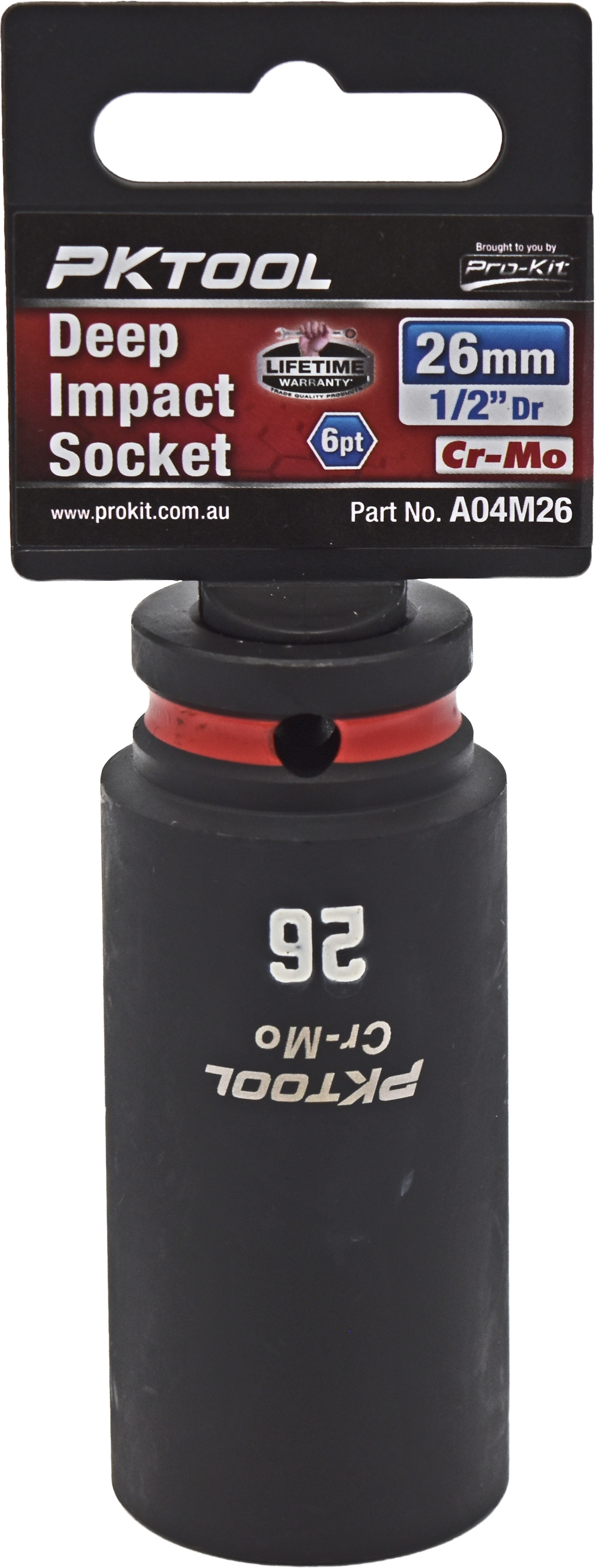 26mm 1/2″ Dr Deep Impact Socket 6pt