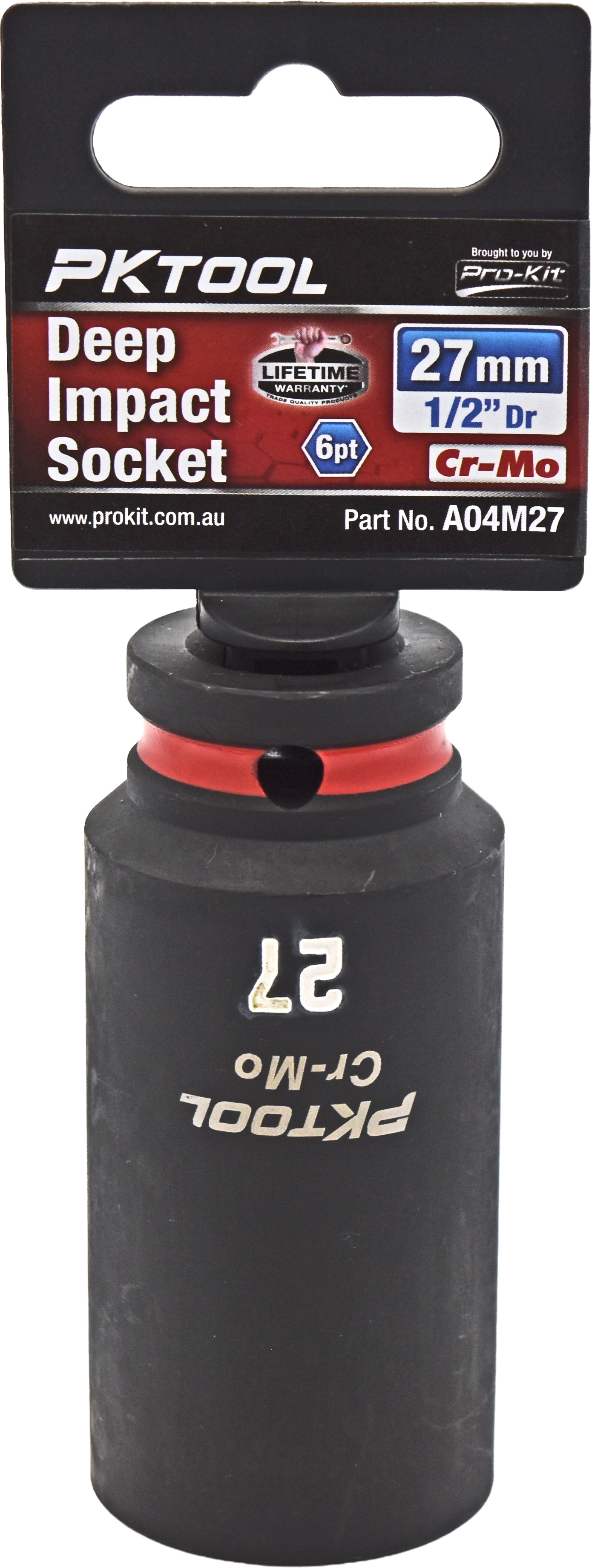 27mm 1/2″ Dr Deep Impact Socket 6pt