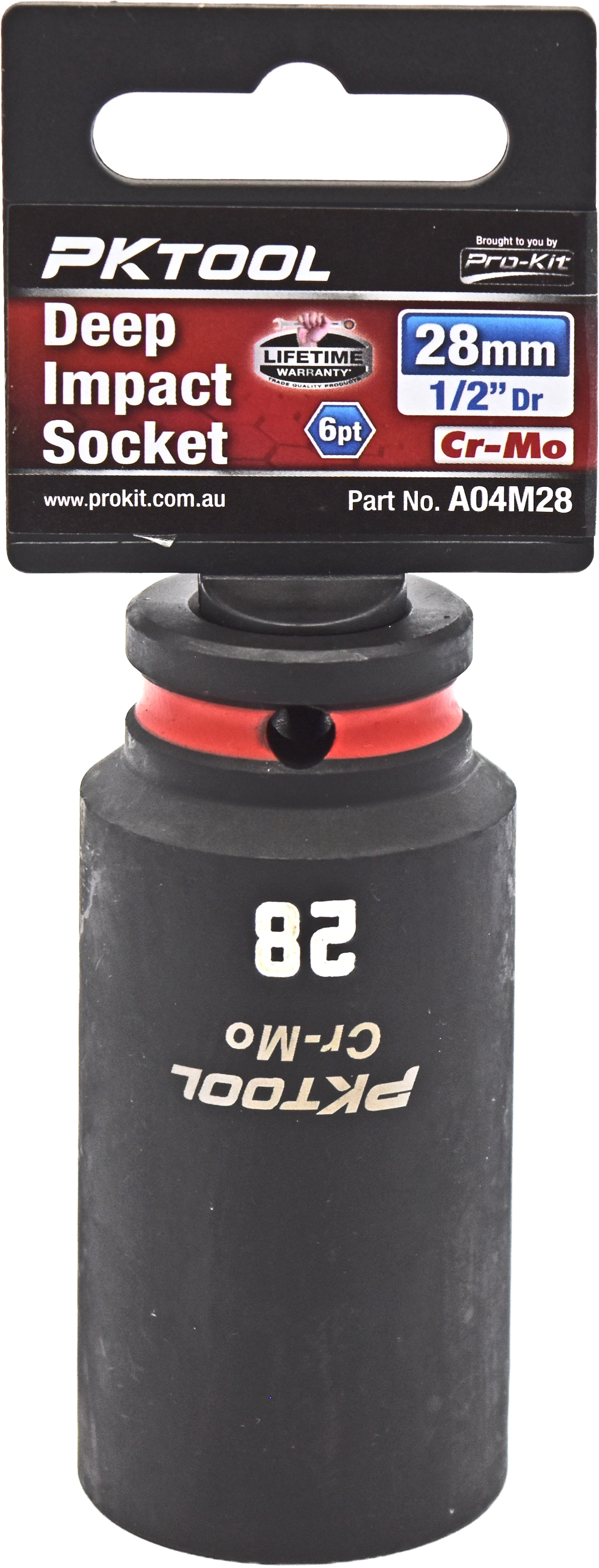 28mm 1/2″ Dr Deep Impact Socket 6pt