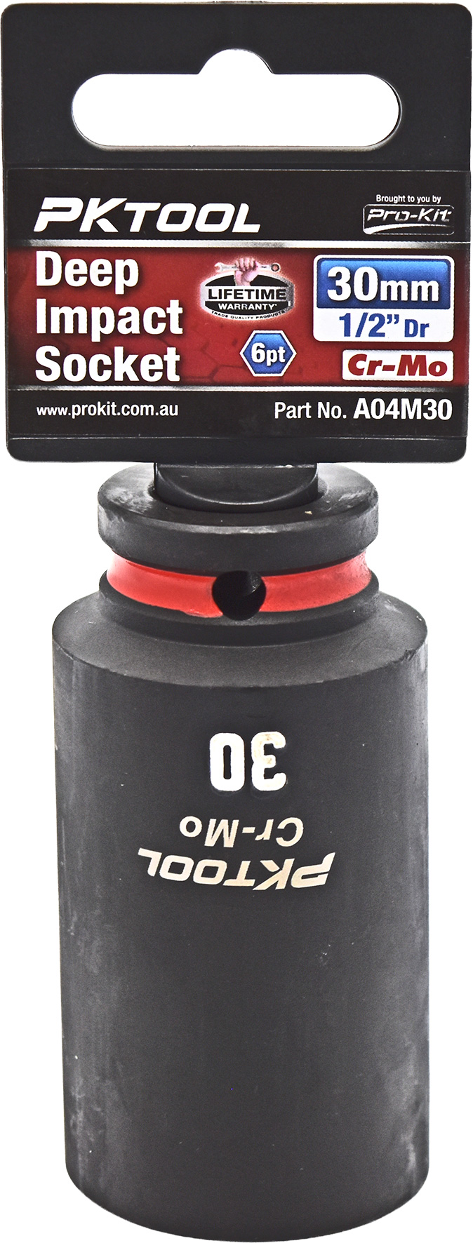 30mm 1/2″ Dr Deep Impact Socket 6pt