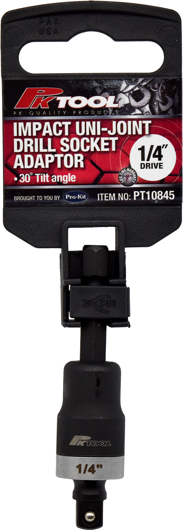 1/4” Dr Impact Uni-Joint Drill Socket Adaptor