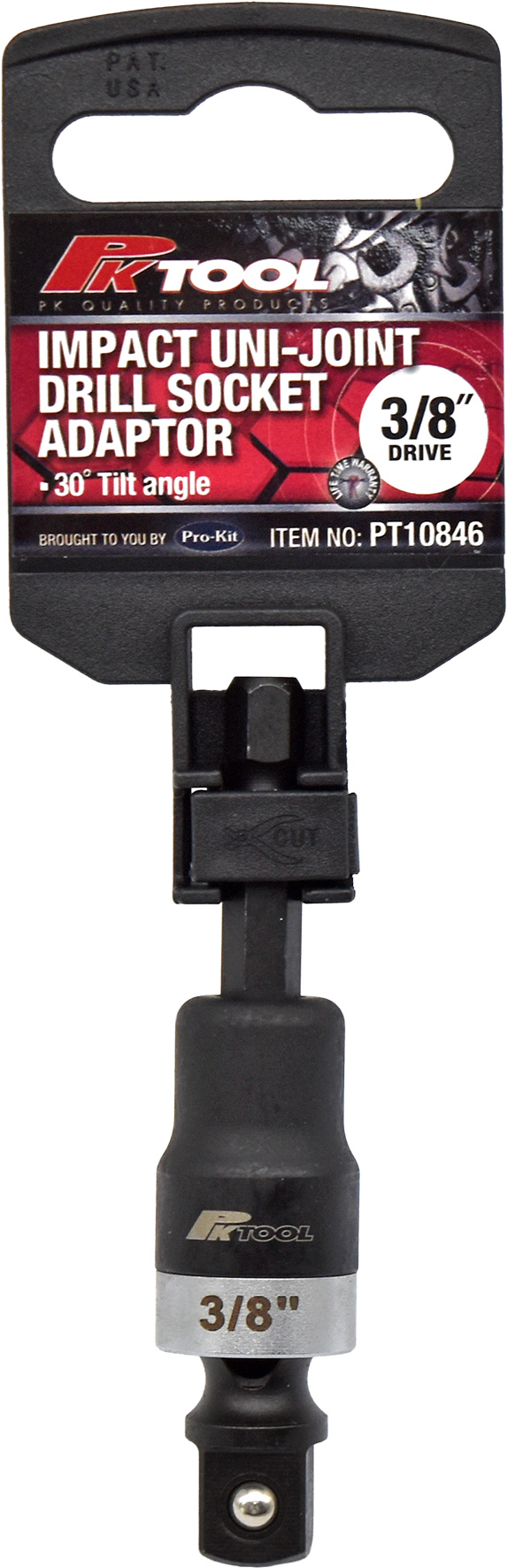 3/8” Dr Impact Uni-Joint Drill Socket Adaptor