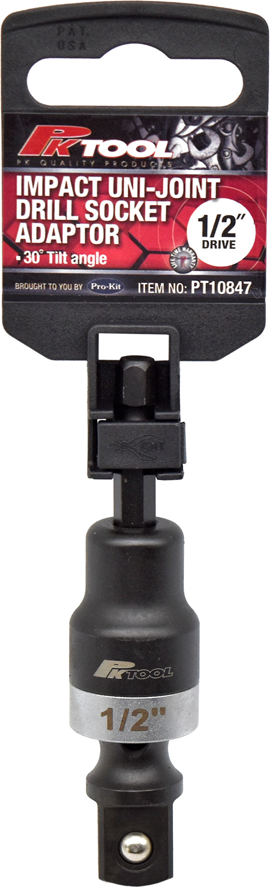 1/2” Dr Impact Uni-Joint Drill Socket Adaptor