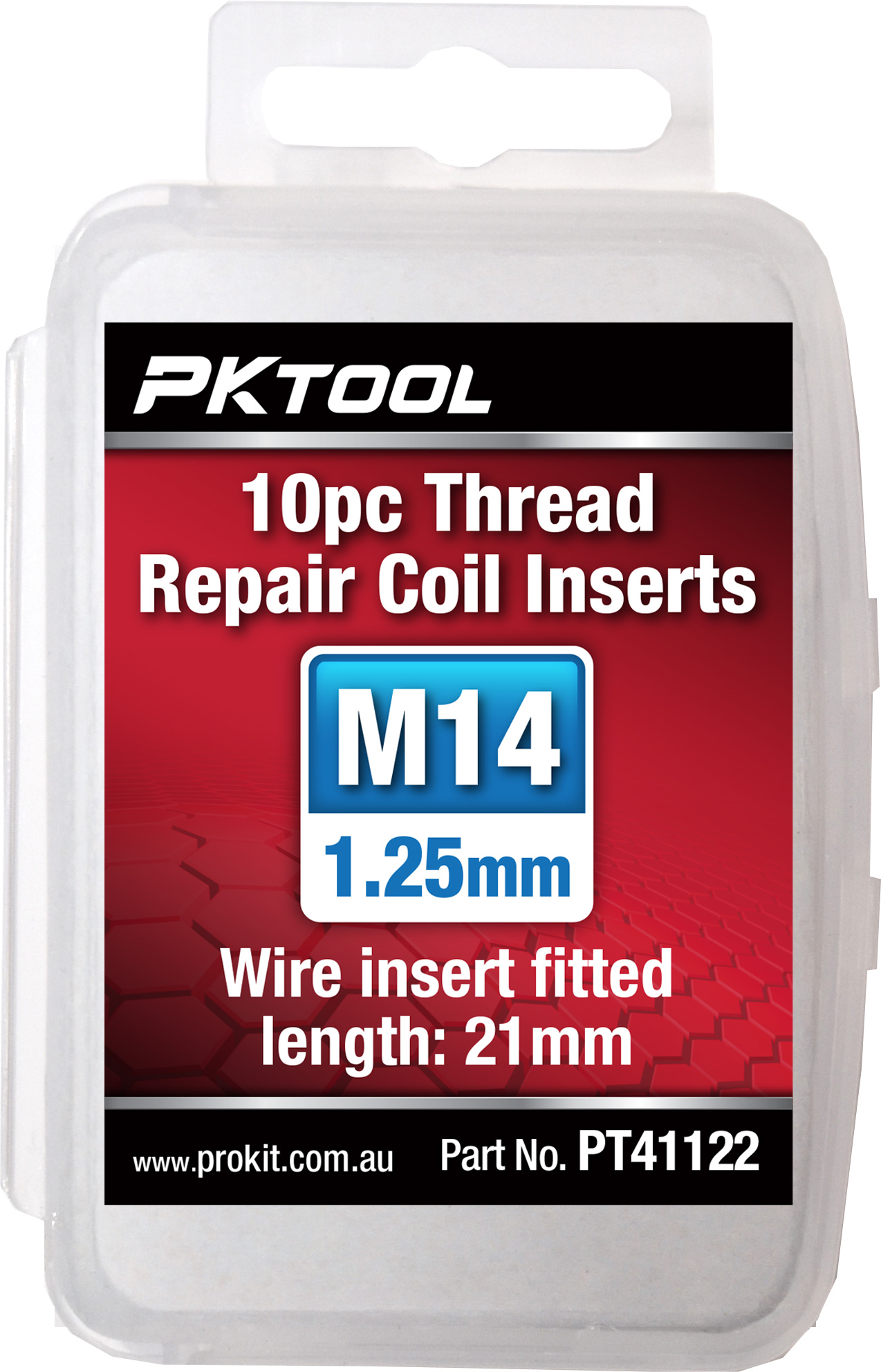 10pc M14 1.25mm Thread Repair Coil Inserts