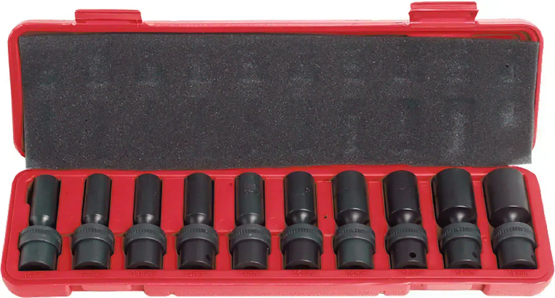 10pc 3/8" Dr Deep Impact Swivel Socket Set 6pt