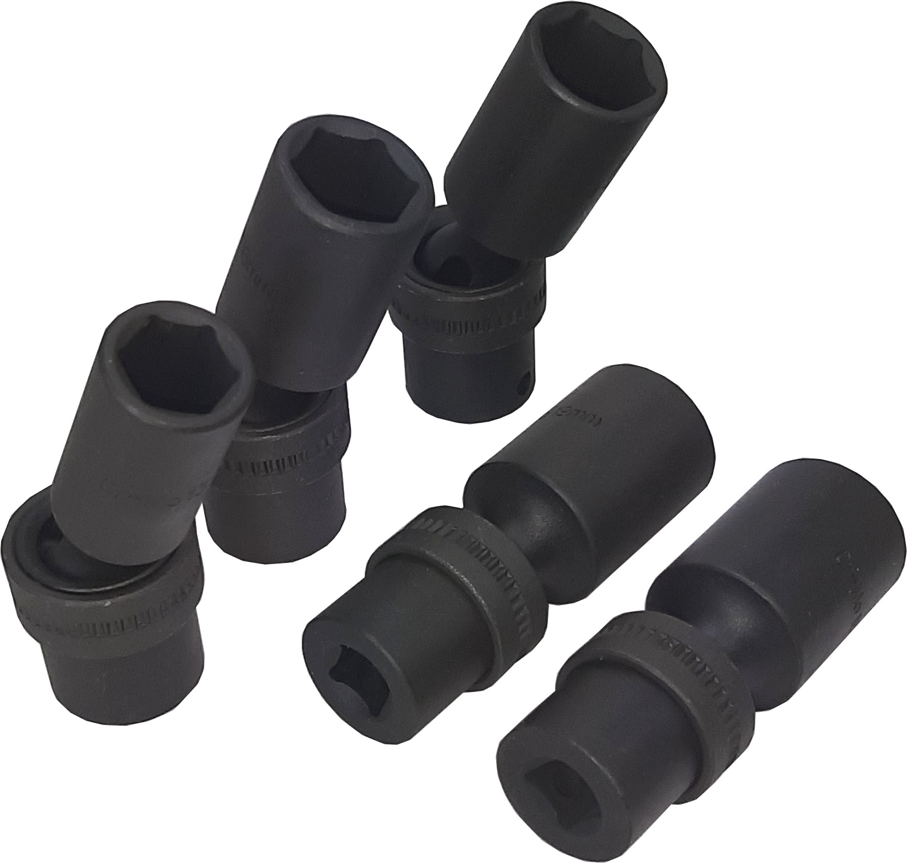10pc 3/8″ Dr Deep Impact Swivel Socket Set 6pt