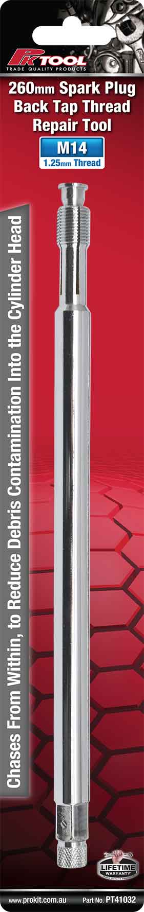 260mm M14 1.25mm Spark Plug Back Tap Thread Repair Tool
