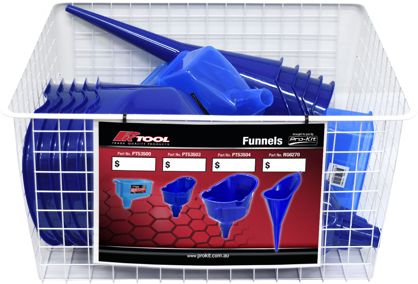 Point-of-Sale Funnel Basket to Suit Funnels PT53500, PT53503, PT53504 & RG6270