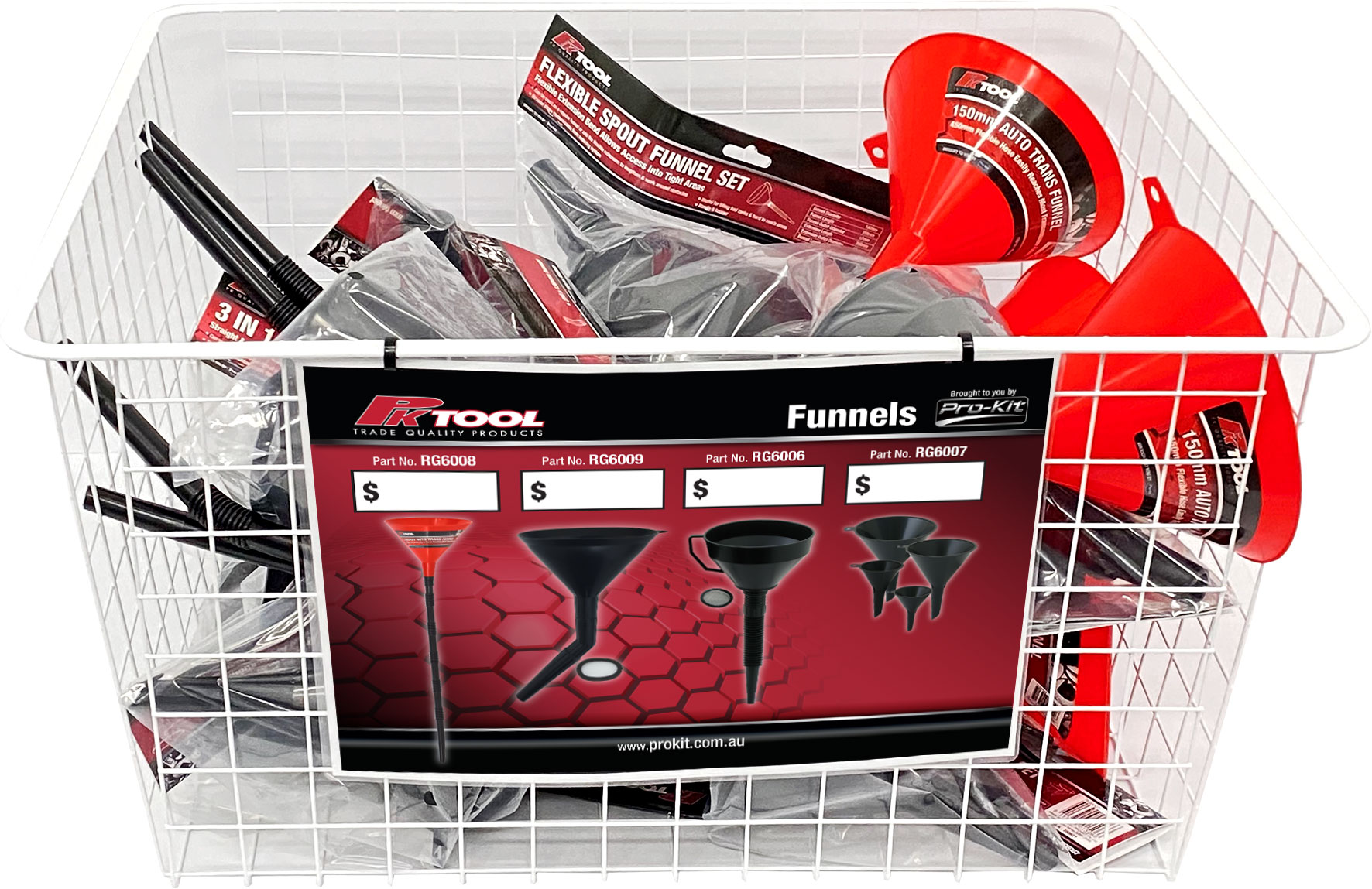 Point-of-Sale Funnel Basket to Suit Funnels RG6008, RG6009, RG6006 & RG6007